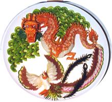 Combination Cold Dish in Dragon & Phoenix Shape