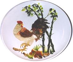 Combination Cold Dish in Rooster Shape